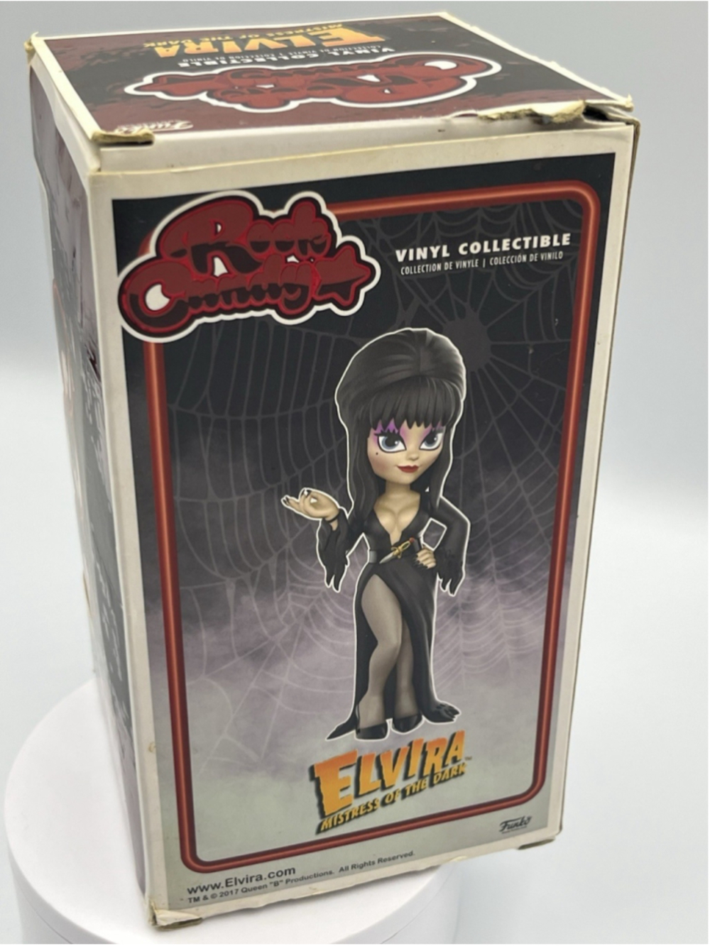 Elvira Rock Candy Vinyl Figure Funko Elvira Mistress Of The Dark RETIRED